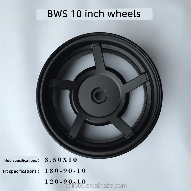Skateboard GY6150 rear mechanical brake 10 inch steel underlay aluminum alloy drum brake hub 130-90-10 tires