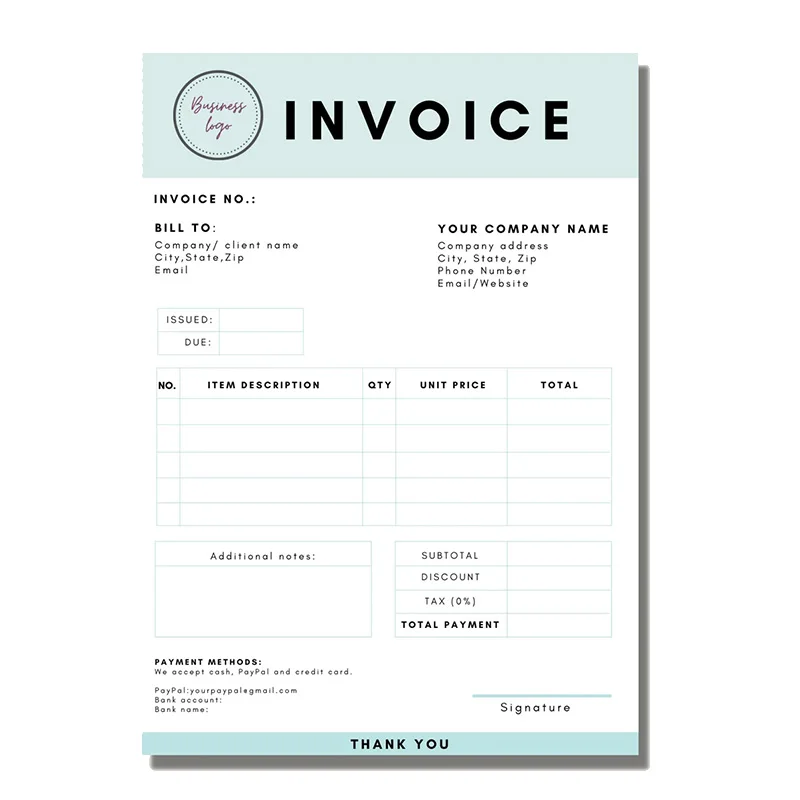 Competitive Price Invoice Paper Continuous Receipt Form Carbonless Computer Paper