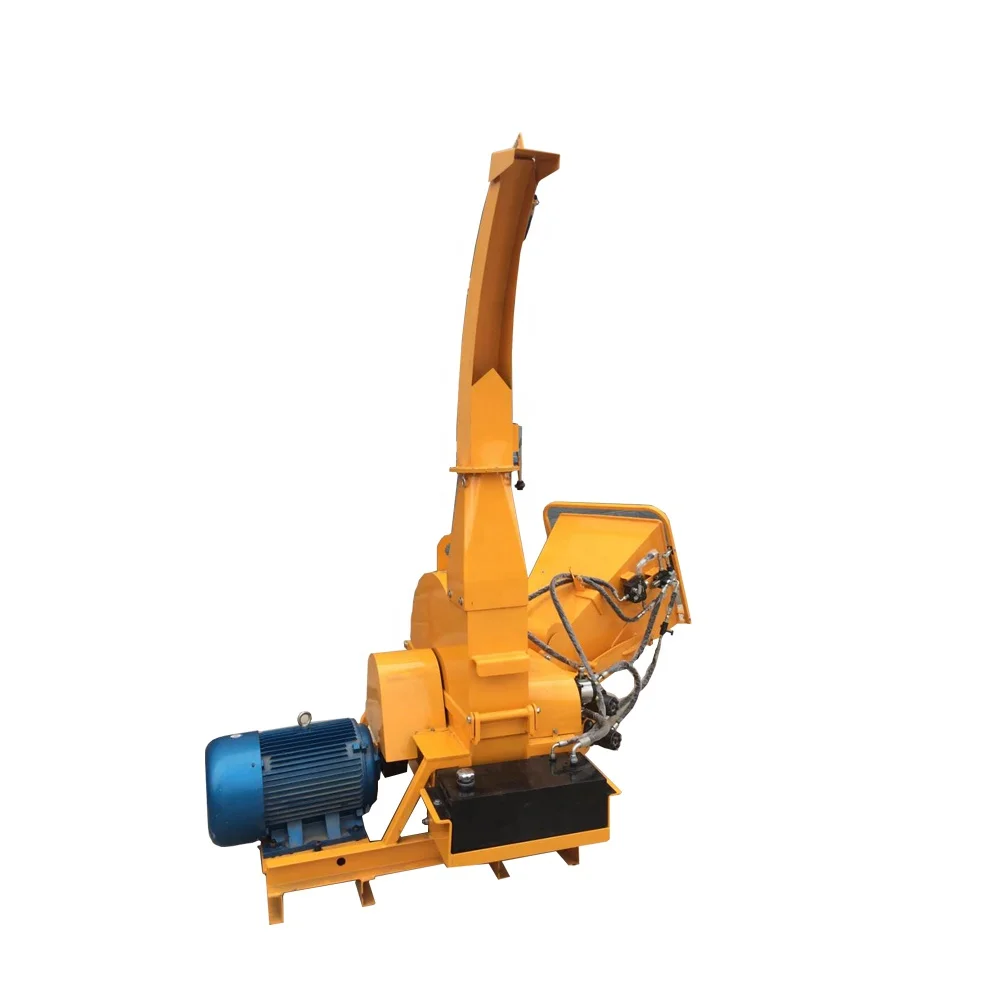 Tree Branch Movable Mobile Shredder Wood Chipper with Low price and high quality