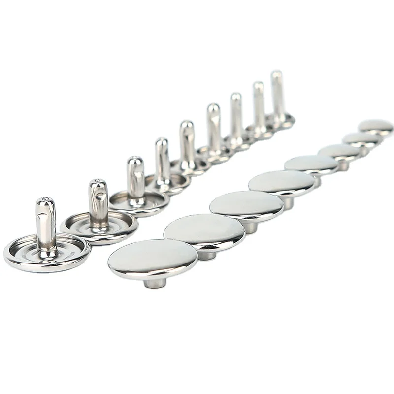 14mm Metal Spike Round Double Cap Rivet of Metal Stud Collision Nail Rock Leathercraft Belt Garment Bracelet