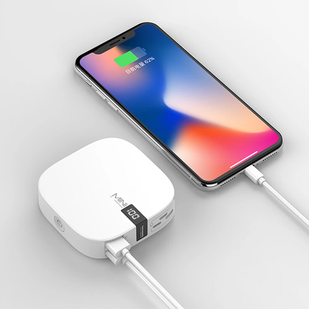 
WELUV 2021 New Promotional Gift Consumer Electronics Travel Slim Power Bank 10000 mAh 