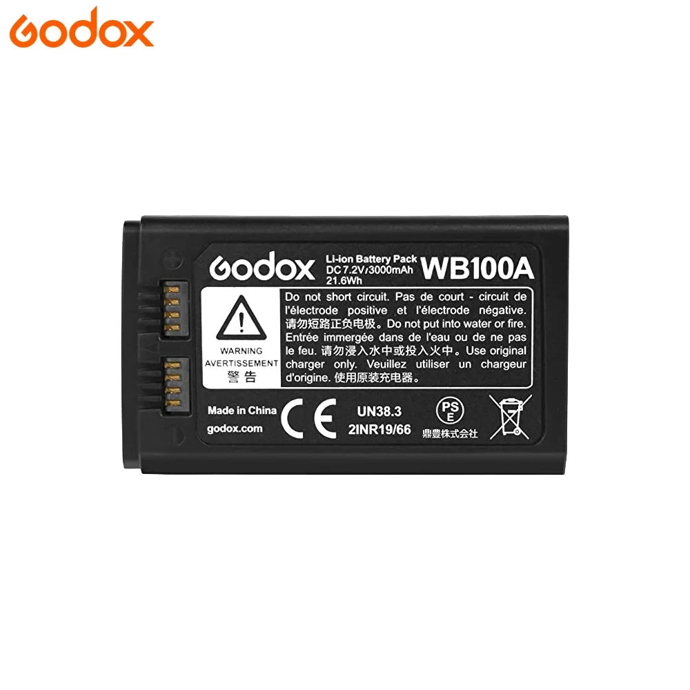 GODOX WB100 Original Battery for AD100pro Flash Light Godox accessory WB100 Battery for AD100pro AD100 pro Pocket Flash