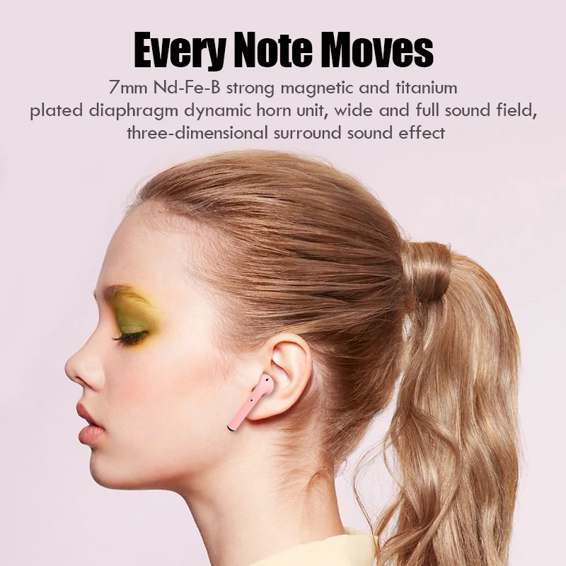 
2021 Free Sample Hot Selling i12 Earphones Mini Auriculares Audifonos BT5.0 headphone True Wireless I12 Tws Earbuds 