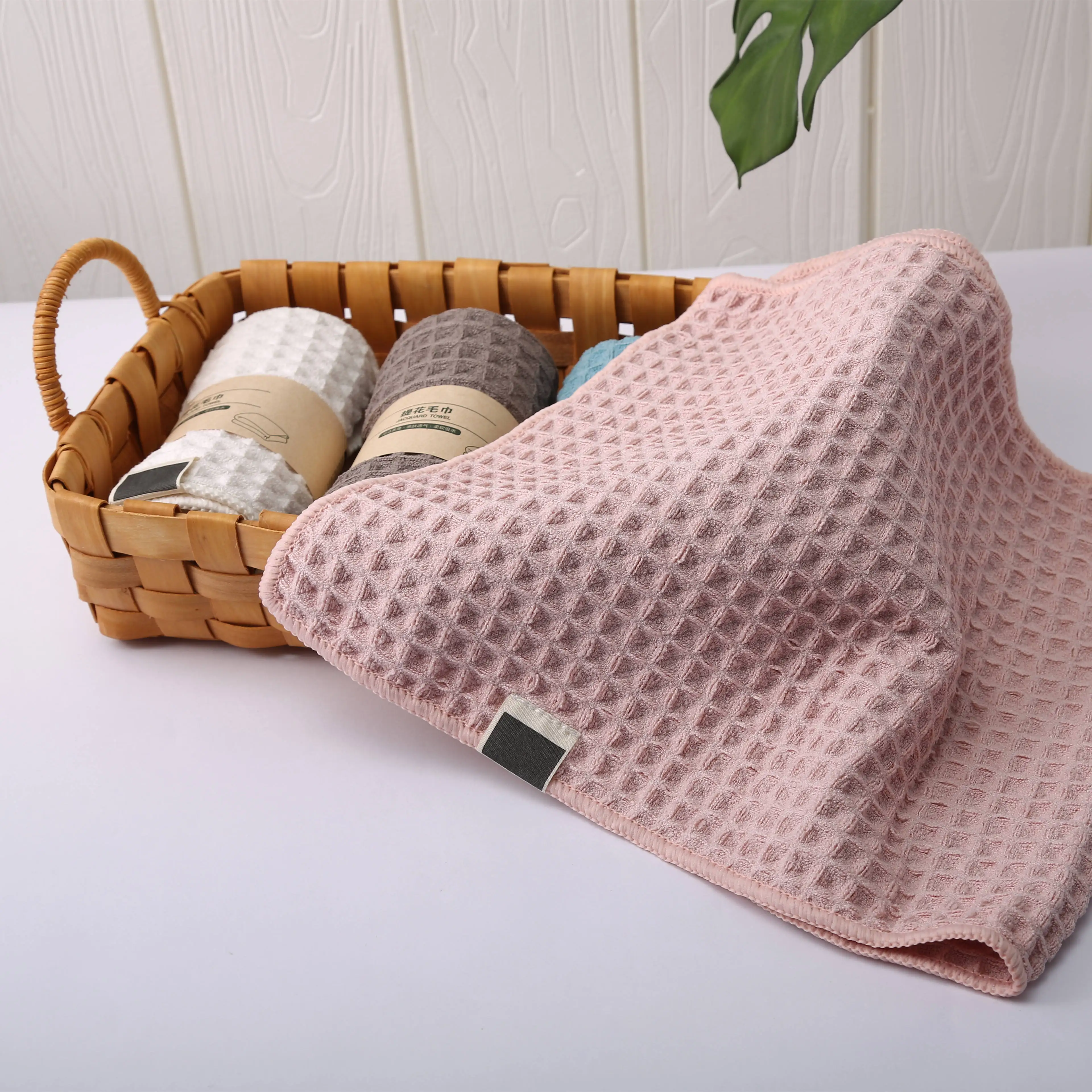 Впитывающее 30*30 вафельное микроволокно, безопасное для кожи, не линяющее, квадратное полотенце для лица, Детские мочалки, мочалки для малышей