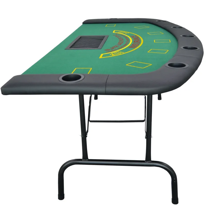 Новый складной покерный стол для игр blackjack, дешевый, прочный и красивый азартный стол, стол для казино на заказ, оптовая продажа