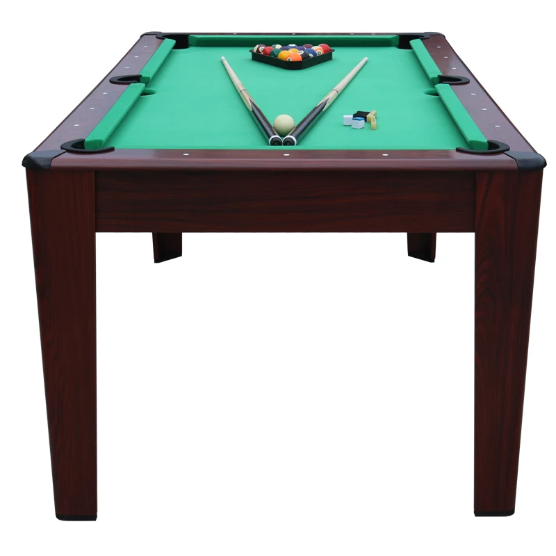 6ft indoor play snooker pool table with ball return system china factory hot sale billiard table