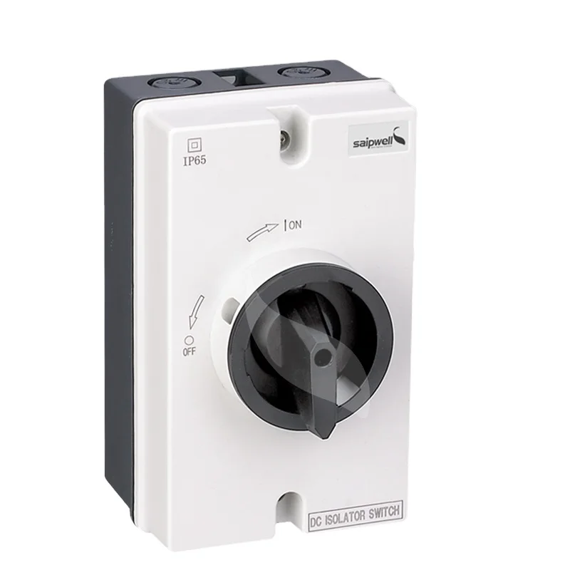 Photovoltaic DC Isolating Switches Waterproof IP67 PV Array DC Isolator Switch 16A 25A 32A Solar DC Isolation Switch