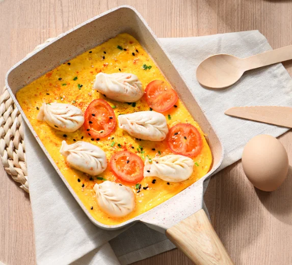 Non-Stick Coating Japanese Omelette Rectangle Maker Frying Pan with Anti Scalding Handle, Gas Stove and Induction Hob