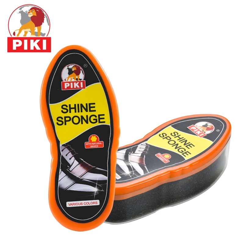 Customized professional hotel high brightness neutral shoe shine wax sponge leather shoe shine sponge