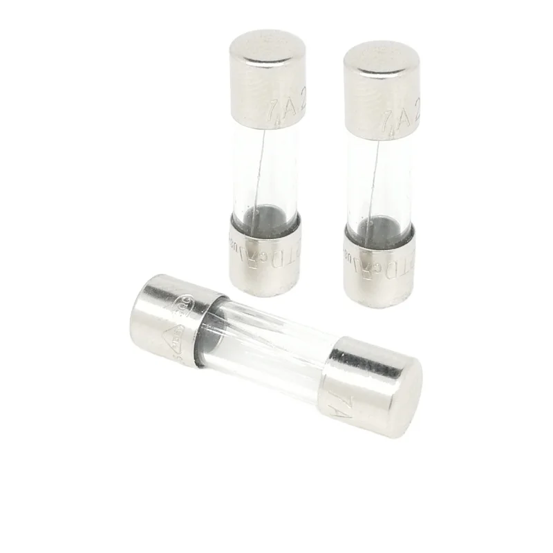 63T 63TP 50mA-30A Current protector Glass Tube High Break Slow-Acting Fuse for home appliances power socket plug circuit