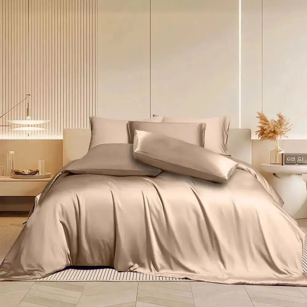 100% комплект постельного белья из бамбукового атласа в стиле пэчворк пододеяльник и простыня