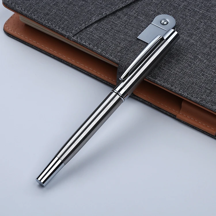 2020 Full Metal Roller Ball Pen Refill Gold Clip Black/ Sliver/ Matte Rollerball Pen