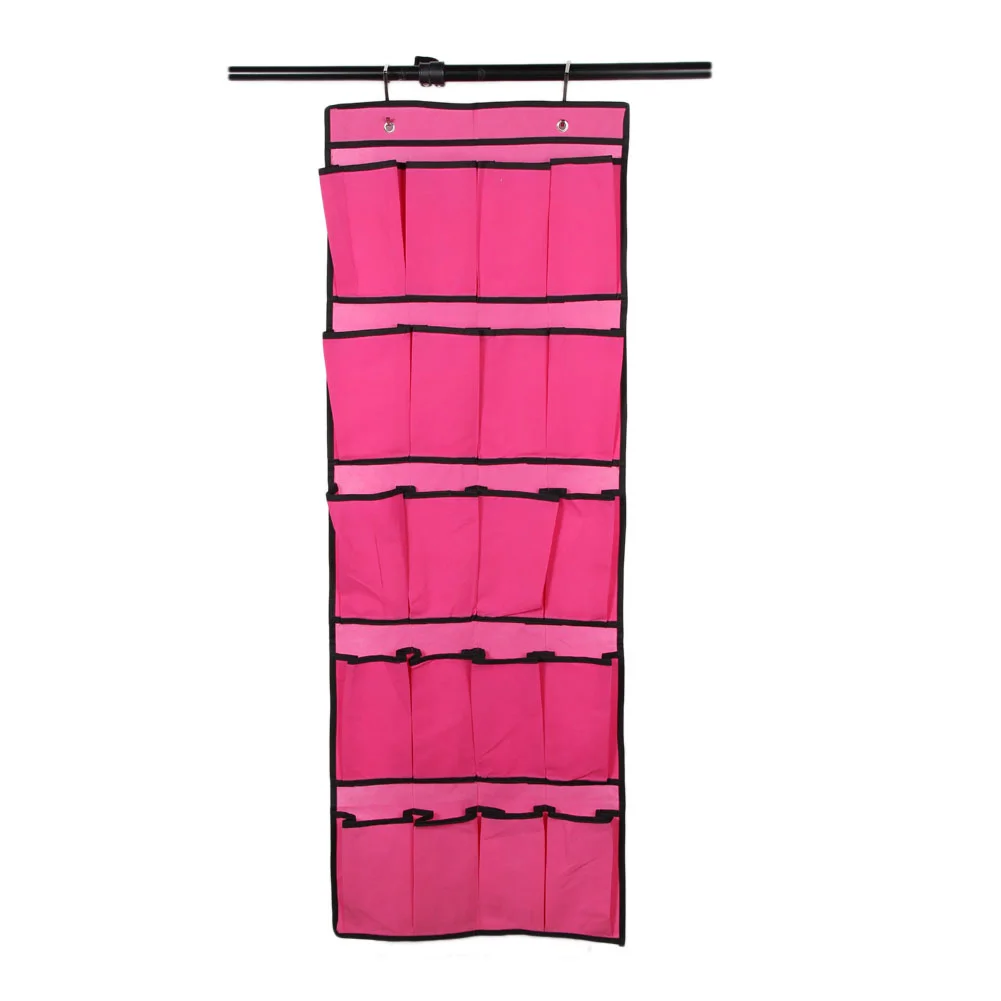 New Fashion Non woven Space Saver Rack Hanging Storage Bag Shoe Organizer