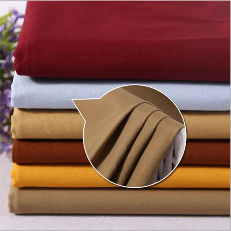Wholesale 108*56 270gsm 100% pure cotton uniform fabric pant twill fabric