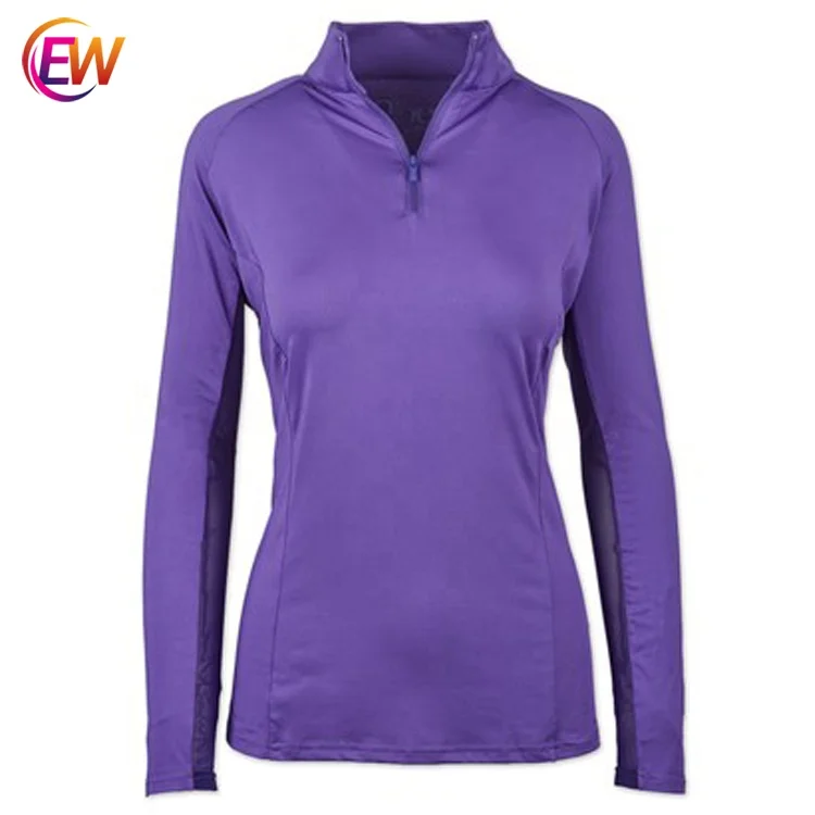 EW Sport T Shirt Horse Riding Tops Long Sleeves Equestrian Riding Shirt