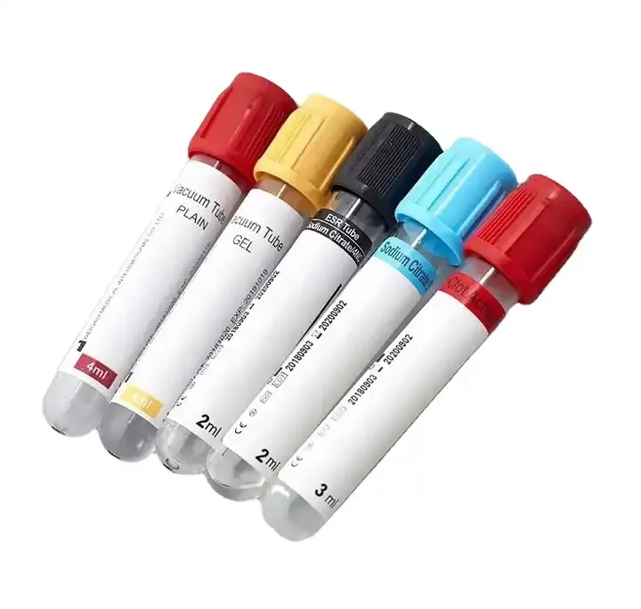 High Quality EDTA K2 K3 Vacuum Blood Collection Tube PET Plastic EDTA Tube Heparin Blood Collection Tube for hospital