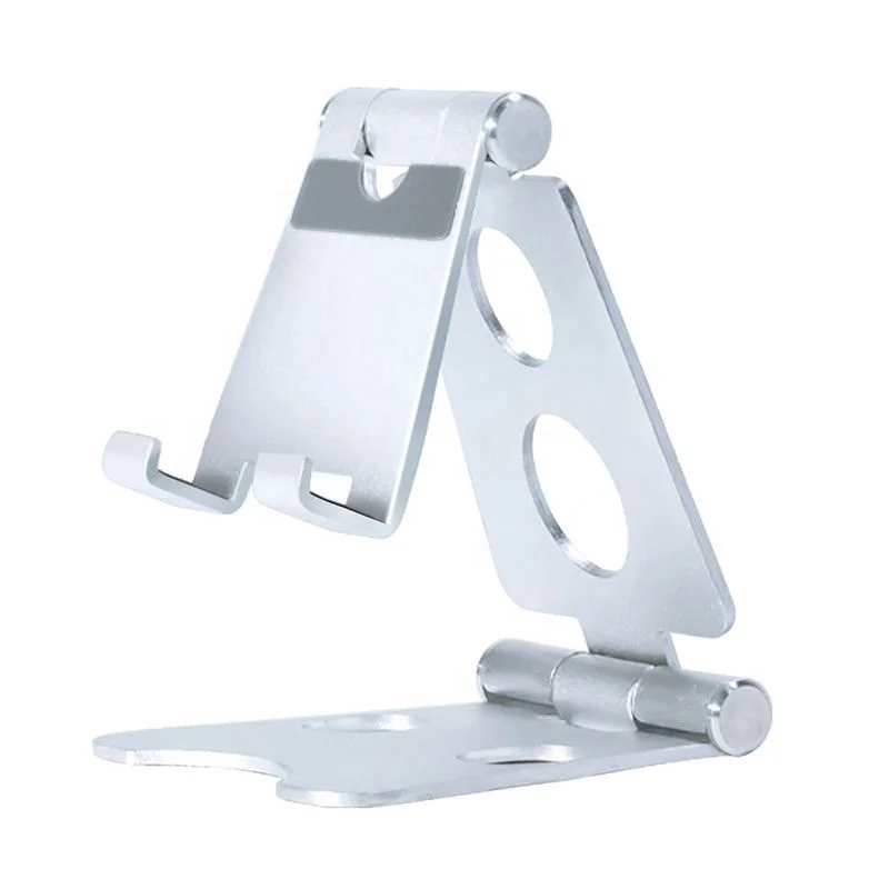 
Multi Angle Foldable Adjustable Universal Aluminum Desk Cell Phone Stand Mobile Phone Stand Tablet Stand for iPad iPhone 