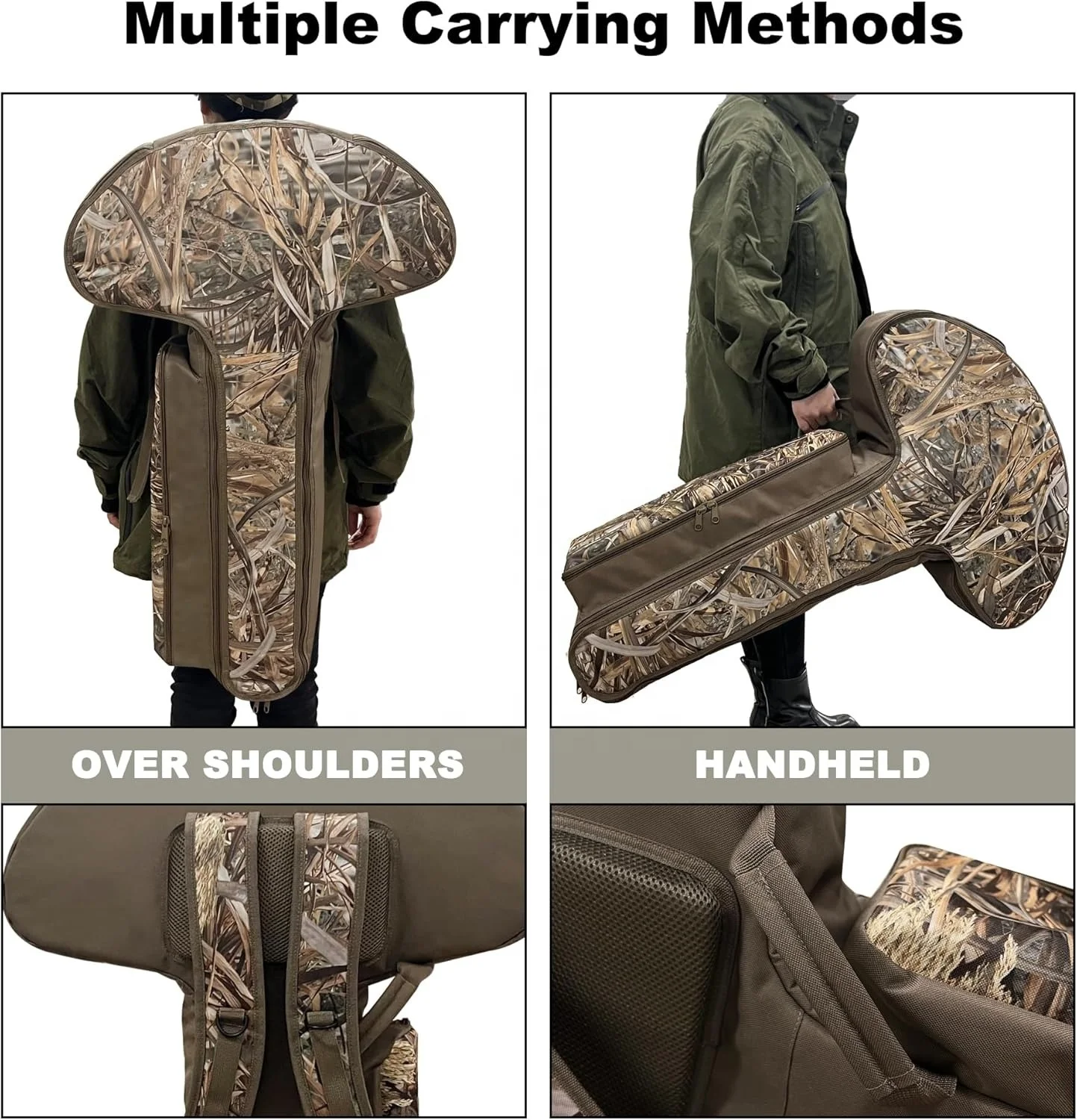 Professional Camouflage portable Unsix Crossbow Case Archery Quiver Bag Archery Bow and Arrow Bag Hunting Backpack