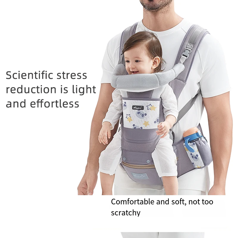 2024 new arrival baby carrier with lumbar support hip seat carrier Kangaroo bag