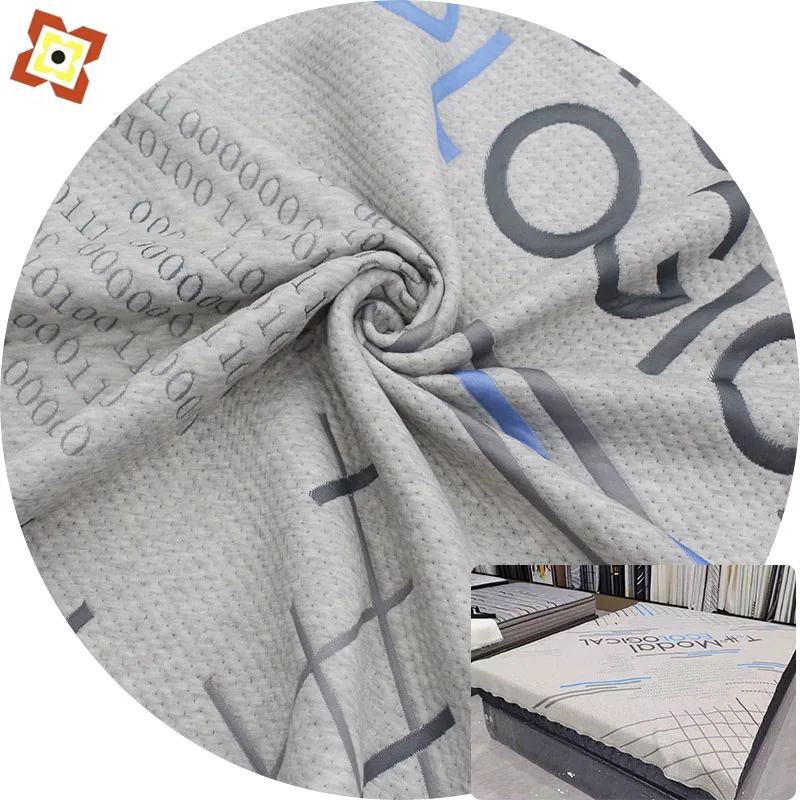 Mattress Fabric Polyester Yarn Air Layer Knitted Fabric Ximengsi Latex Mattress Pillow Cover Fabric Sample Production
