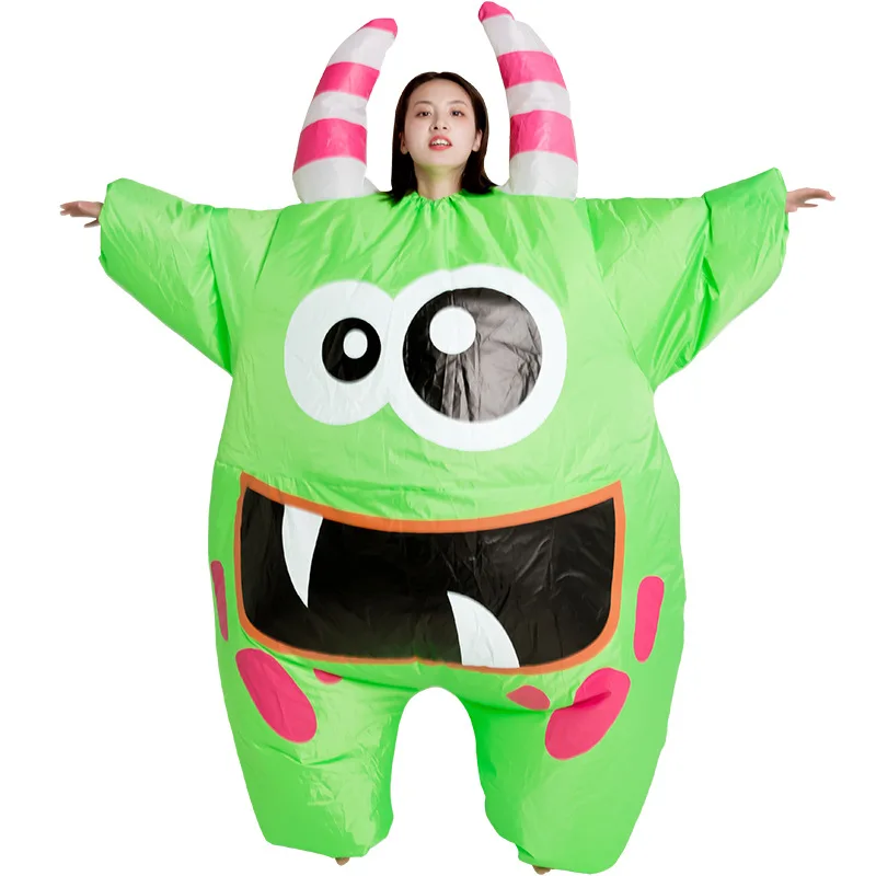 green monster wholesale inflatable costume for adults Halloween Christmas Carnival Inflatable Costume