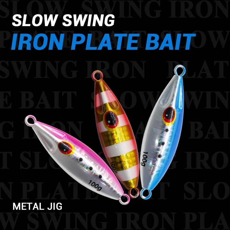JY-04 30g 40g 60g 80g 100g 120g fishbait sea saltwater fishing Slow jigging bee lures jigs