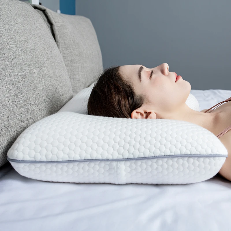 Custom Comfortable Washable Slow-rebound Orthopedic Contour Memory Foam Pillow