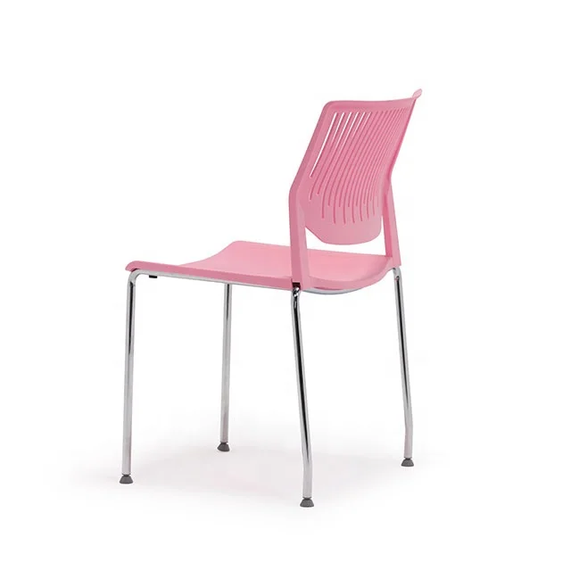 Cheemay Waterproof Portable Plastic Dining Chair,Outdoor Event Furniture Available in Pink Color