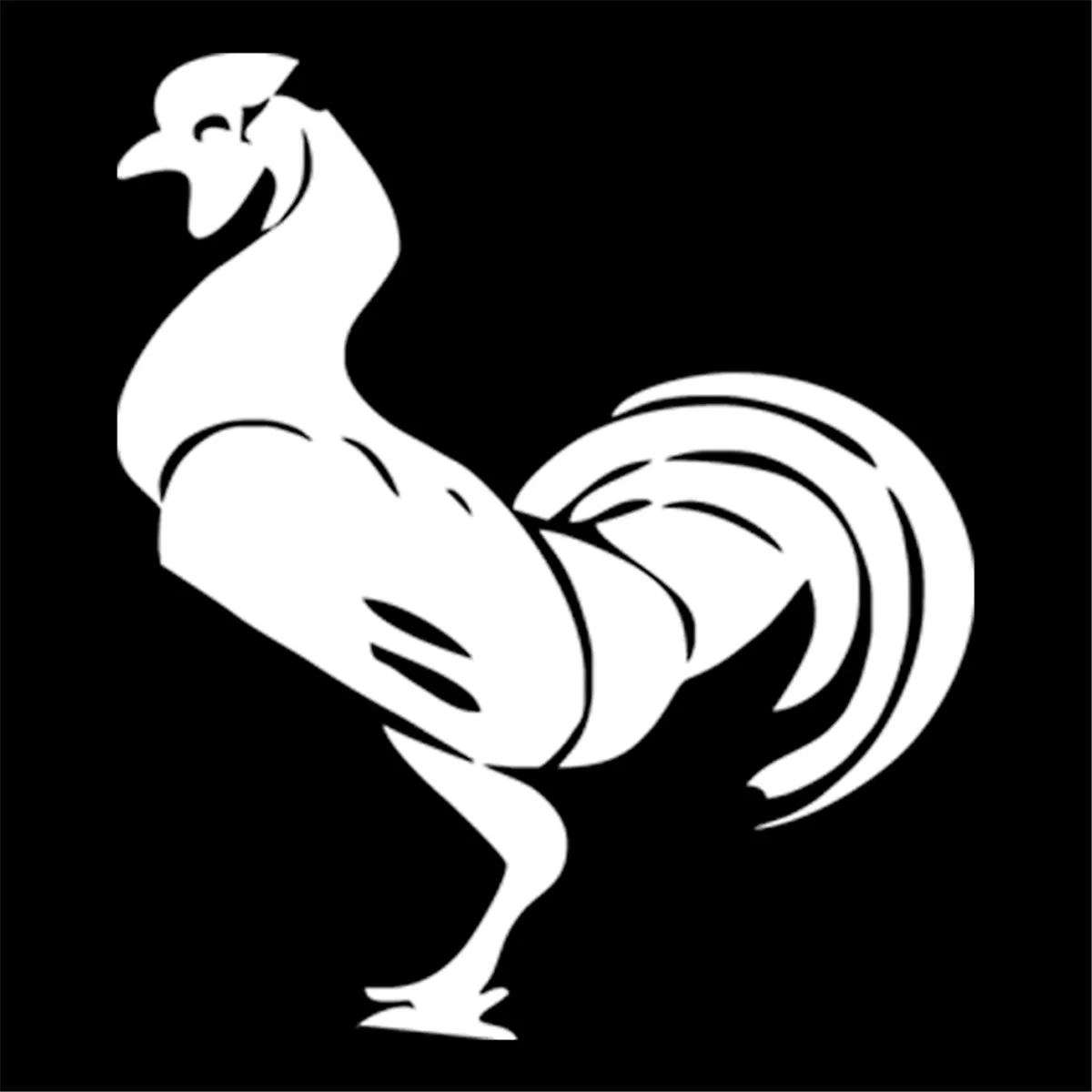 Cock Rooster Car Sticker Window Door Wall Bumper Laptop Truck Vinyl Decal Gift Die Cut Decals Laptop Window Glass