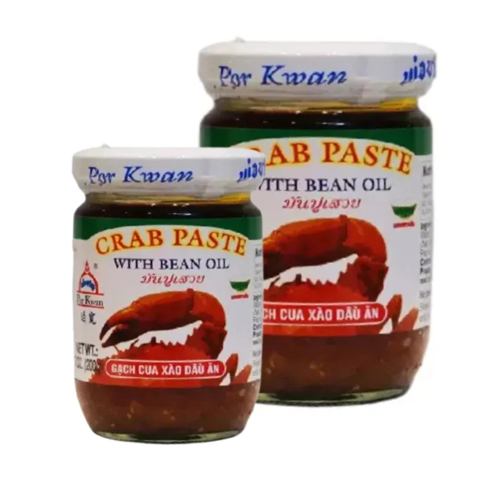 Food Grade of 100% Fresh Crab Paste in Soya Bean Oi Sauce for Eat with Hot Rice and Cooking Seafood Beef Product of Thailand