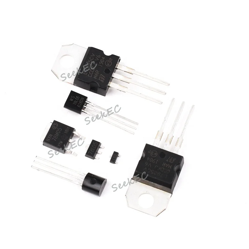 Регулятор напряжения LM7805 TO252 TO220 TO92 SOT23 IC транзисторы 7805 Транзистор 78M05 CJ78L05 L7805CV L7805