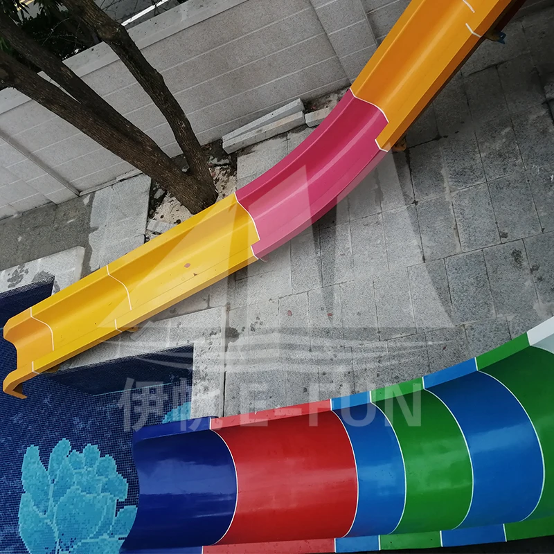 Private Pool Fiberglass Water Slide Backyard Water Play