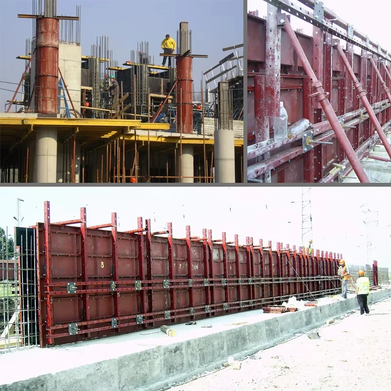 Modern U-Shaped Steel Formwork for Building Construction Concrete and Irregular Design for Column Wall Formwork