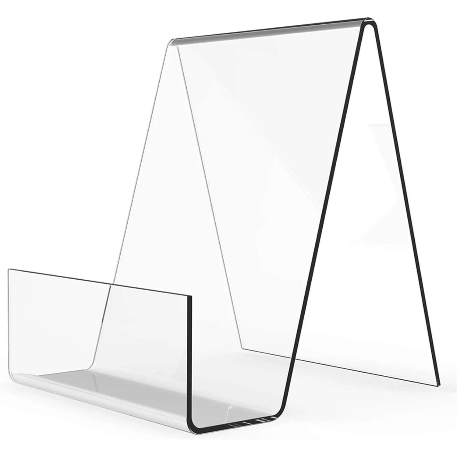 Acrylic Book Stand, Book Holder for Display, Clear Easel Stand for Display, Display Holder for Postcard, CD, Frame, Picture,