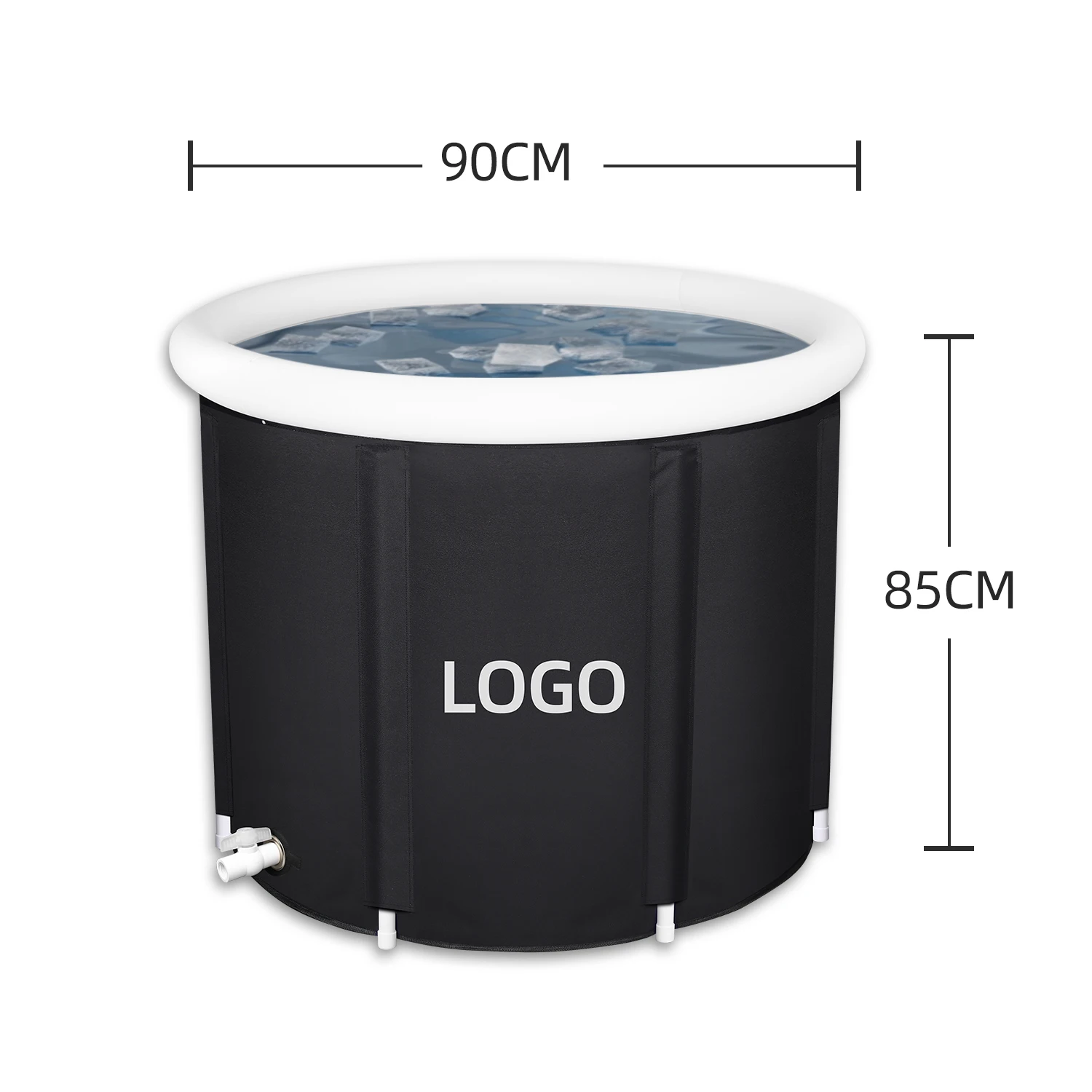 Low Price New Design Replaceable Inner Liner Tub 340L-480L Large Capacity Ice Bath Tub Cold Plunge Tub