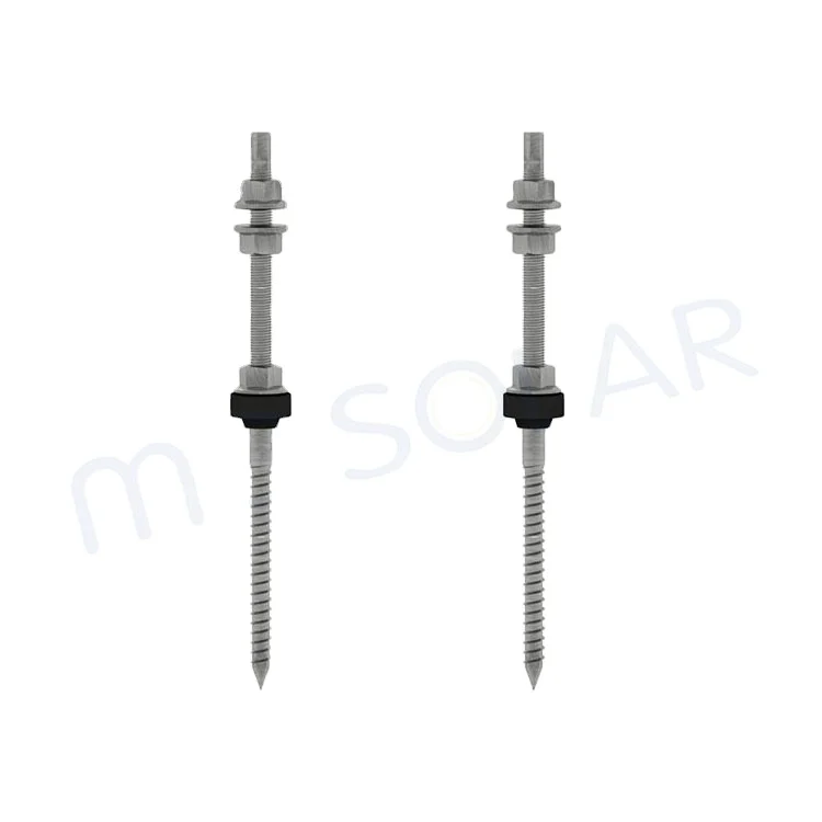 Best design Hanger Bolt with L Foot Mount Kit for Metal Roof mount system Corrugated Roof Stainless Steel Solar racking