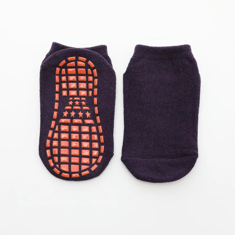 Jump Custom Anti Slip Cotton Socks Trampoline Kids  Jumping Trampoline Shoes Sock For Trampoline