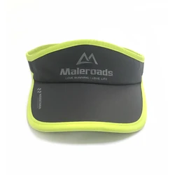 Factory product smooth polyester visor hat, printing logo visor cap