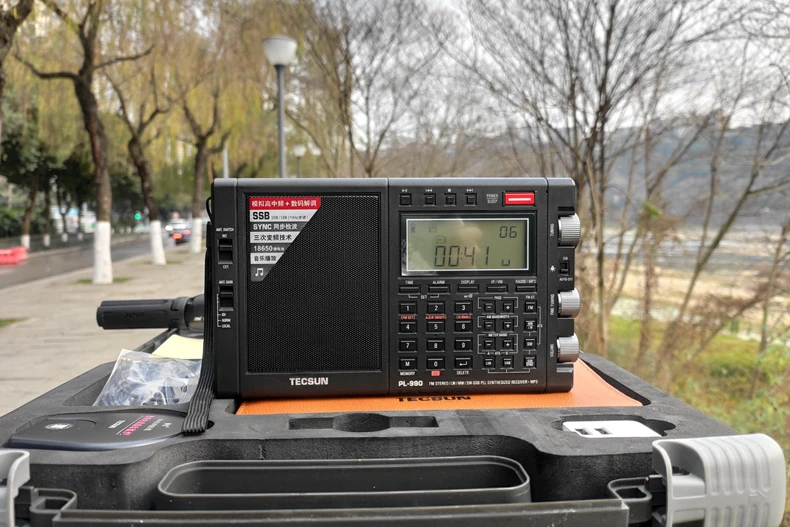 Оптовая продажа цена Tecsun PL-990 портативный FM AM коротковолновое все Wi-боковая полоса (SSB) домашнее цифровое радио с 16GB TF карты приемник