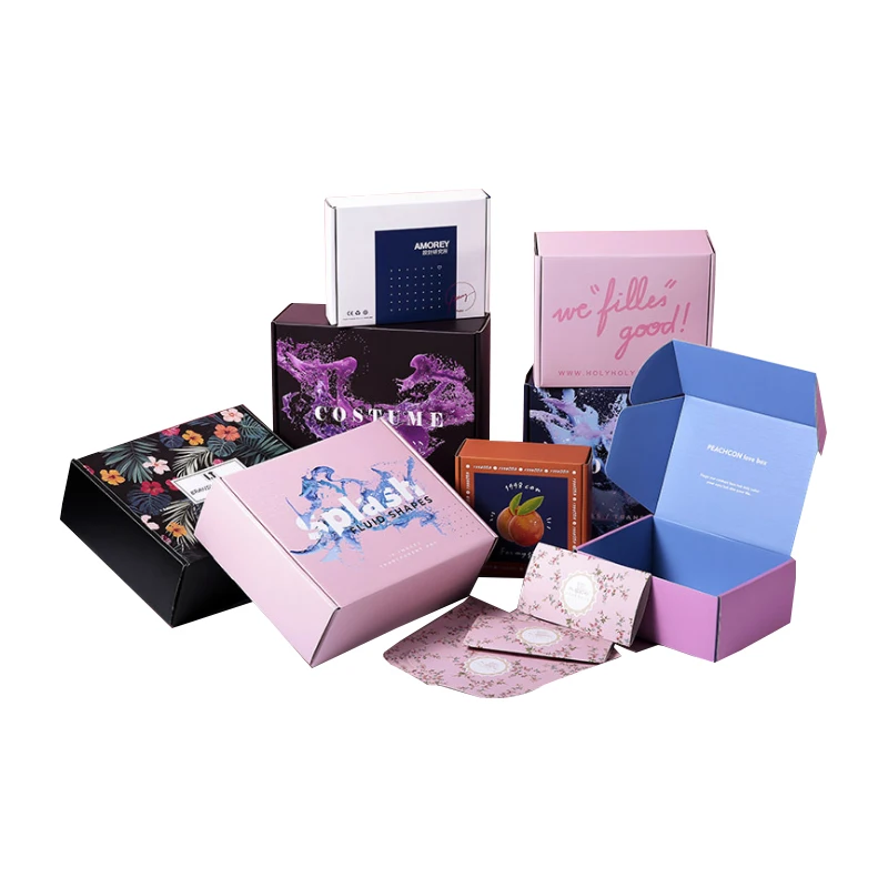 high quality cheap custom printed brand name clothes shoe shipping box lingerie package paper box with your own logo