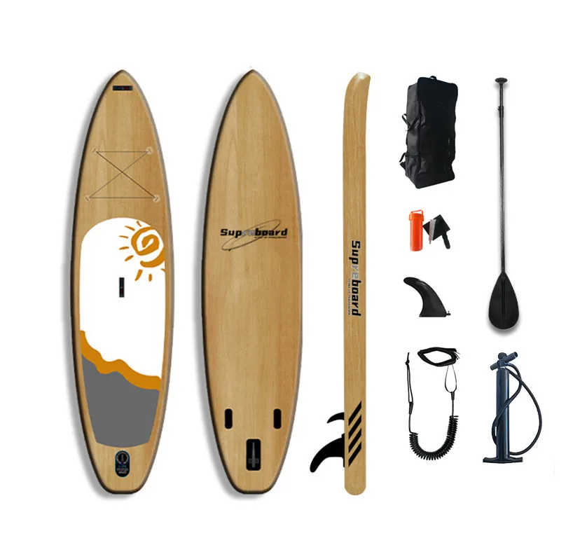 Заводской поставщик 2021, самый продаваемый продукт, мягкая верхняя надувная доска для SUP весла, деревянная доска для весла, надувная подставка