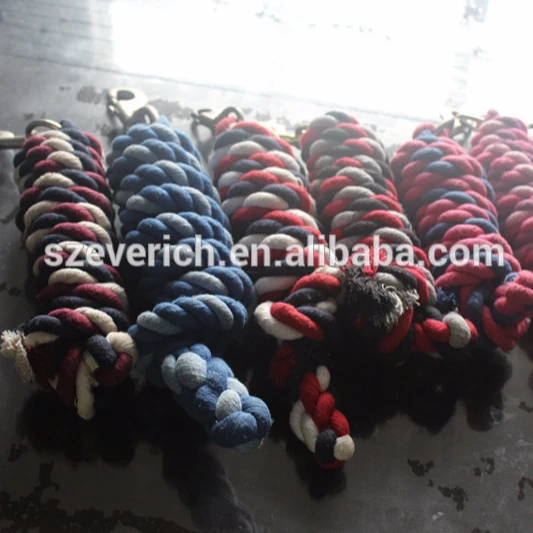 Lead Rope for Horse, Rose three tone color horse lead rope