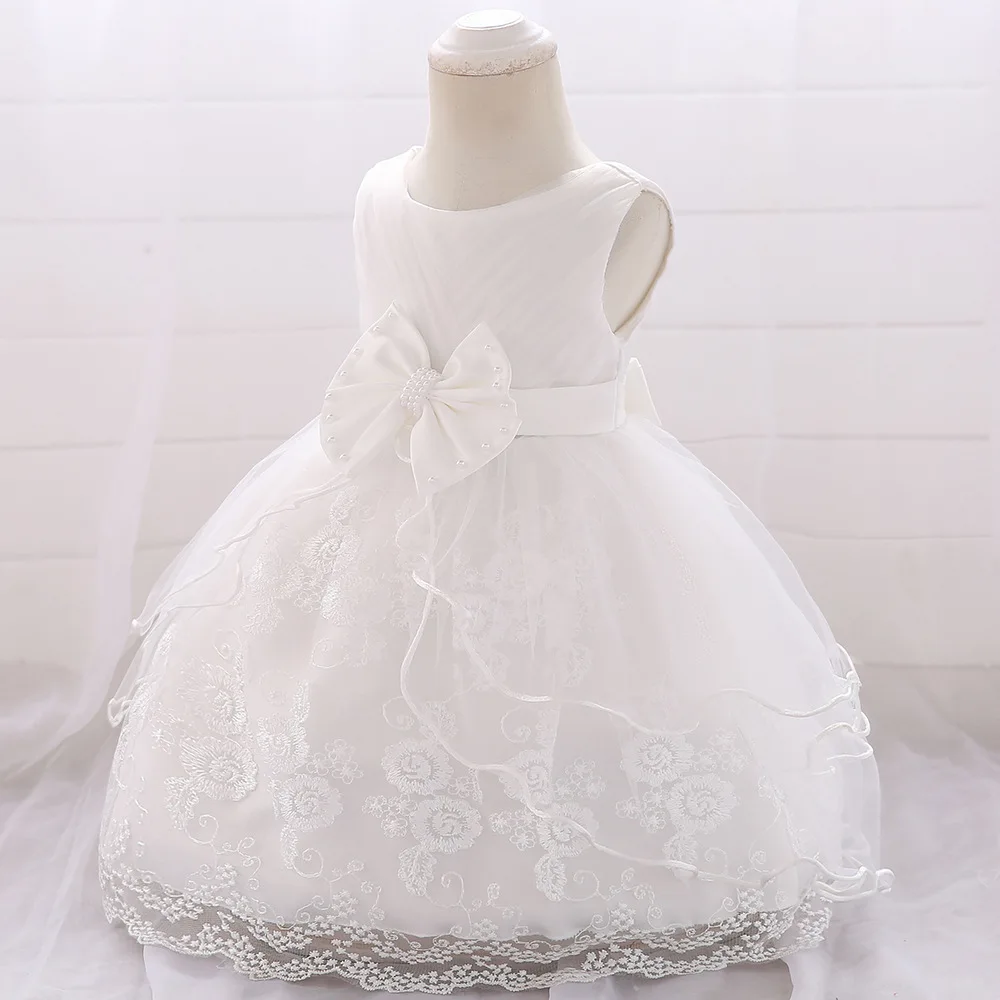 Летняя юбка-пачка детская одежда праздничная vestidos de bebes Одежда для новорожденных крещения платья на день рождения маленьких девочек