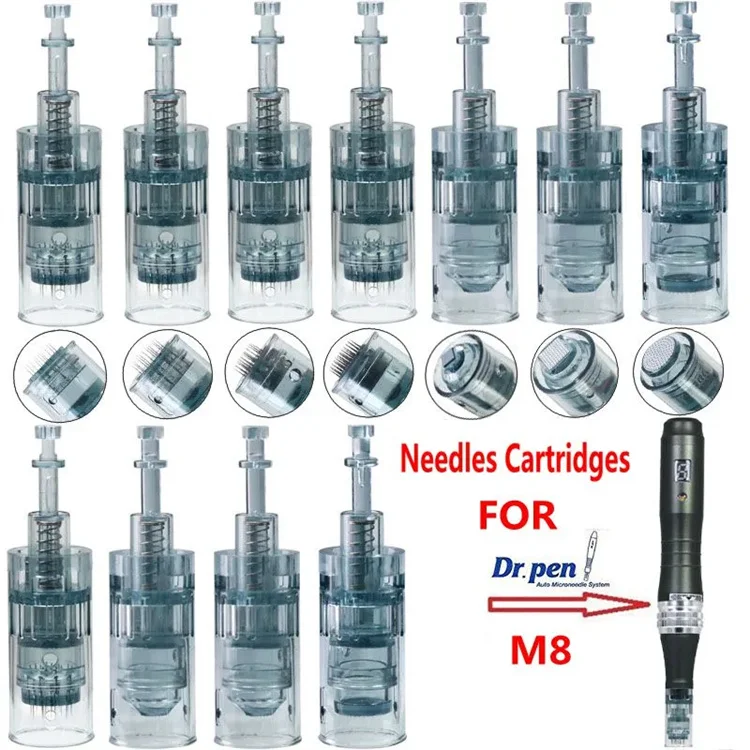 Disposable Sterile 11 16 24 36 Nano Dr Pen Ultima M8 Dermapen Needles Cartridge For Dr.pen Microneedling Pin Tip