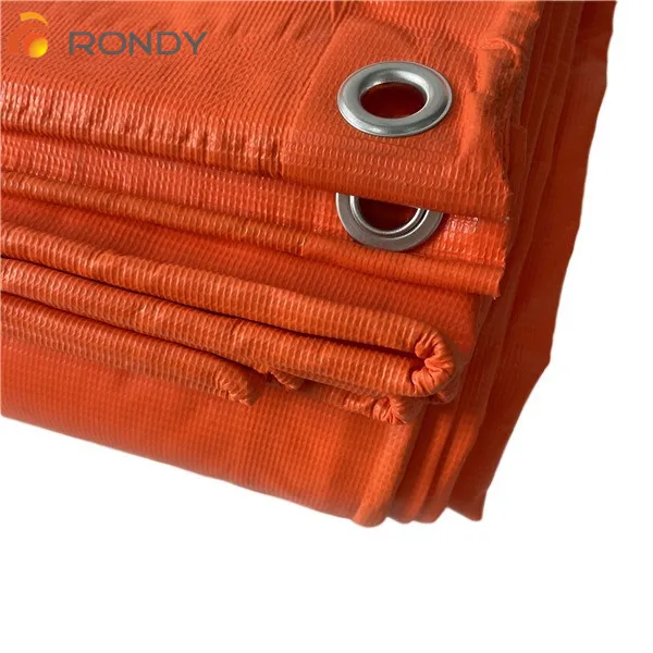 0.35mm 20ft x 20ft PVC fire retardant canvas tarpaulin for oil gas stores