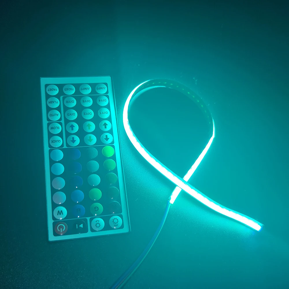 Настраиваемый 12 В 24 теплый белый цвет мечты 5 м/Roll Fcob светодиодные полосы света Ip65 Ip67 Ip68 3/5/8/10 мм RGBIC CCT Cob