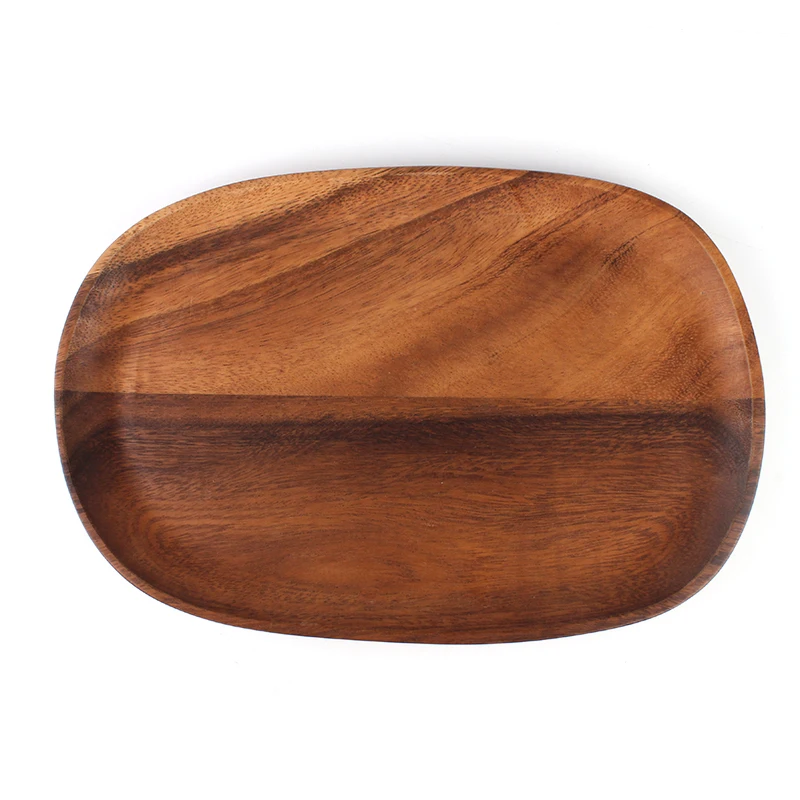 snack plate wooden serving plates food plates wholesale acacia wood trays