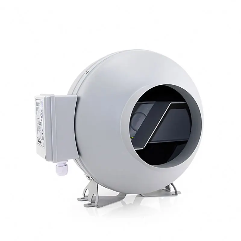 Гарантированное качество 5-дюймовый радиальный вентилятор для гидропонных систем выращивания теплицы