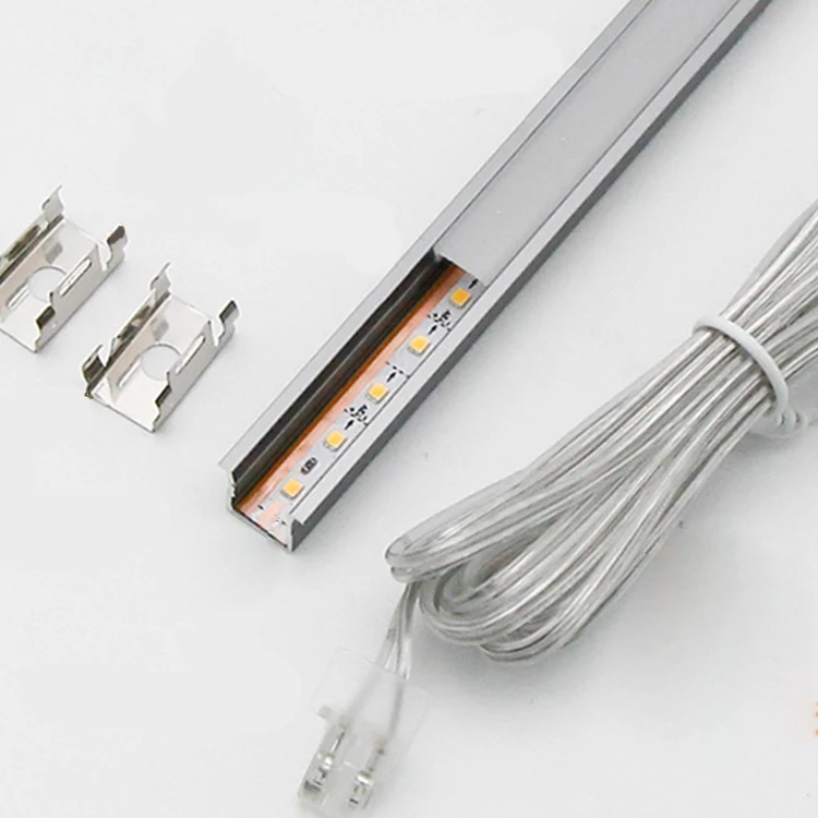 JMA Embedded wardrobe line light 12V detachable induction line light cuttable and solderless hard strip light strip