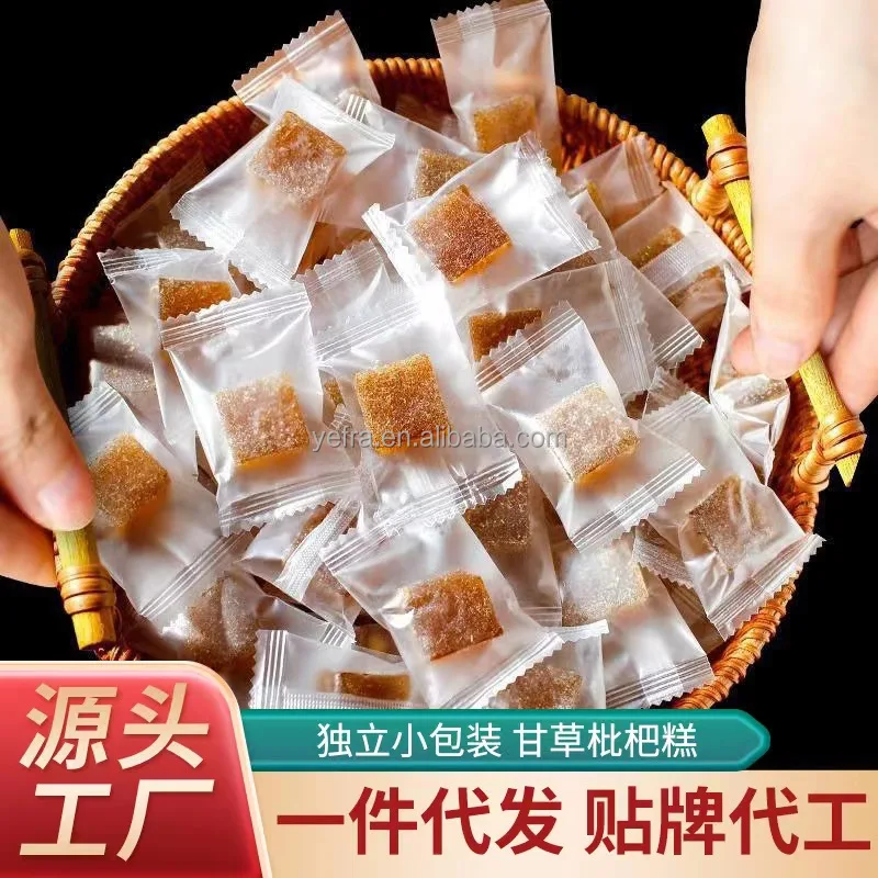 Китайские травы солодка Мушмула смачивающая горло торт для курильщиков легкие закуска курильщика бросить курить здоровая пища